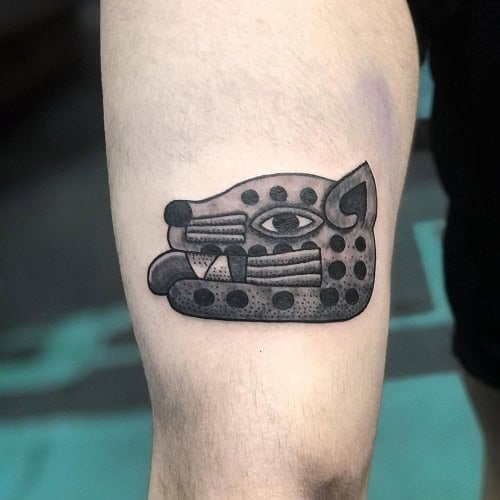 Aztec Jaguar Tattoo