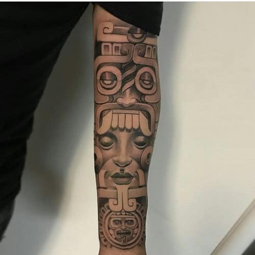 Aztec Pattern Tattoo