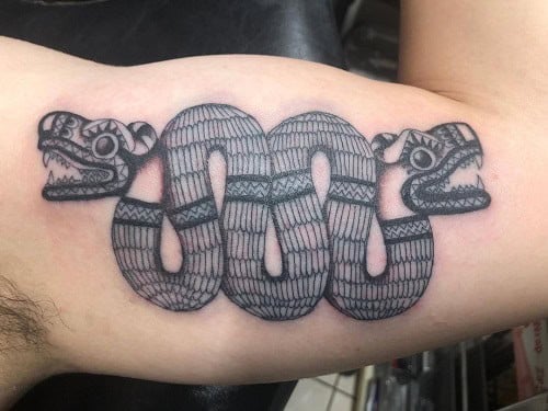 Aztec Serpent Tattoo