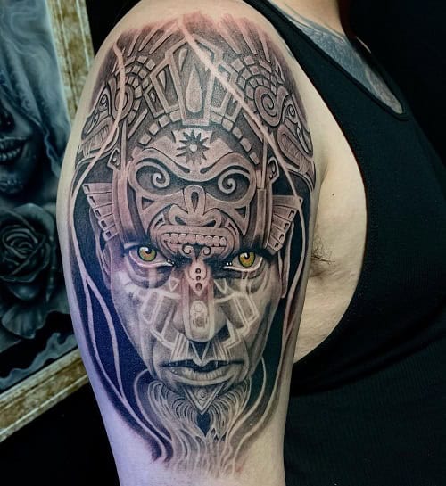 Aztec Warrior Tattoo