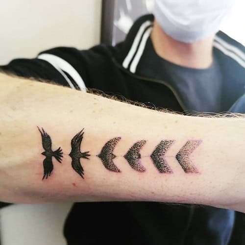 Bird Silhouette Tattoo