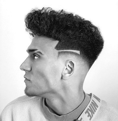 Blowout Haircut with Design