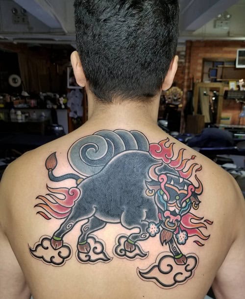 Chinese Ox Tattoo