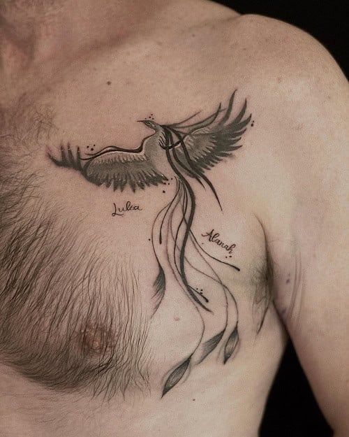 Chinese Phoenix Tattoo
