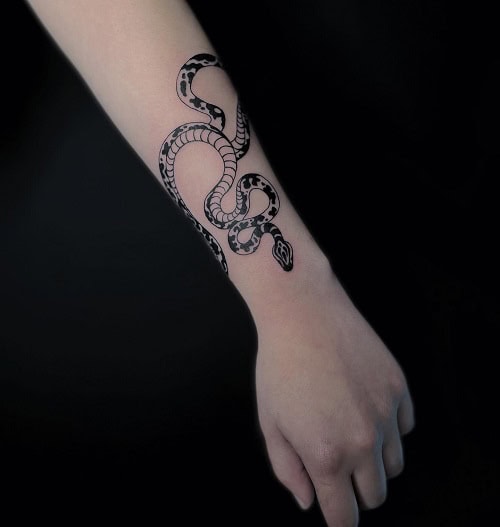 Chinese Snake Tattoo