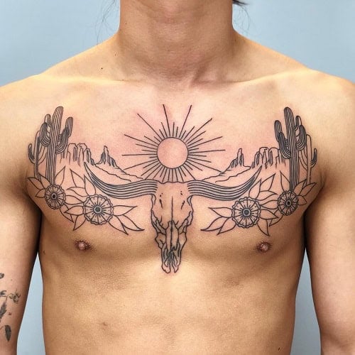 Cow Skull Tattoo