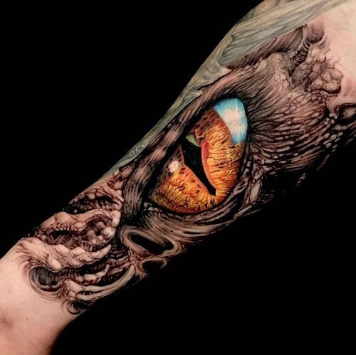 Demon Eye Tattoo