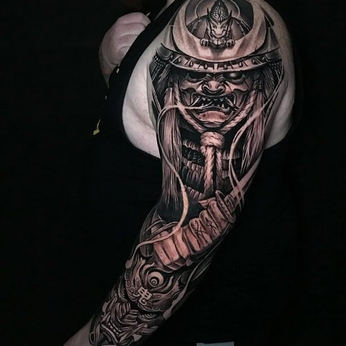 Demon Samurai Tattoo