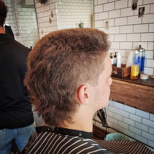 Flat Top Mullet Haircut