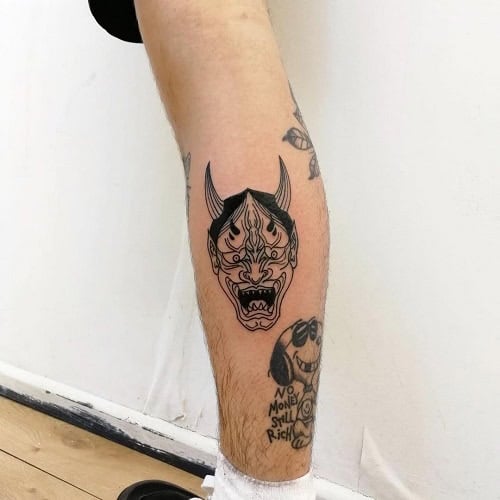 Japanese Demon Tattoo
