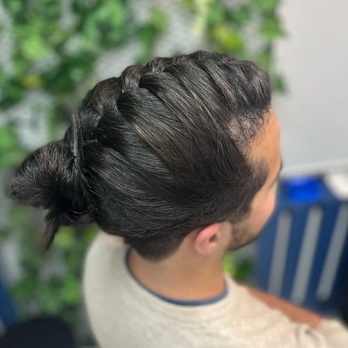 Man Bun Braids