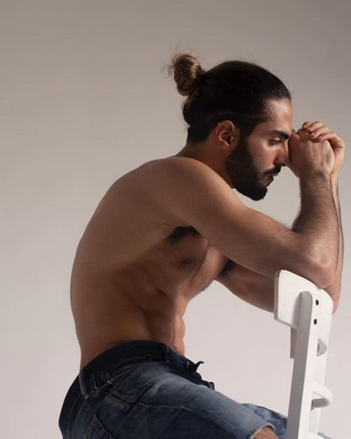 Man Bun with Fade