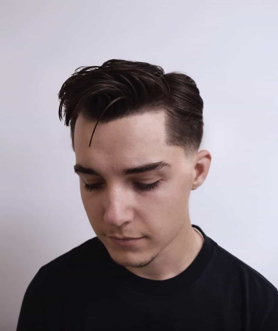 Messy Hairstyles, Hard part