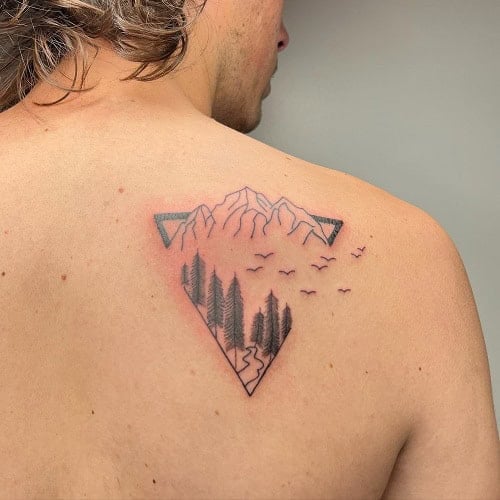Minimalist Nature Tattoo