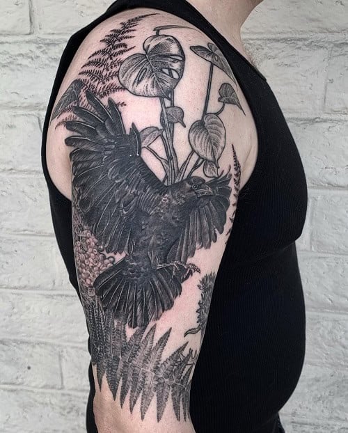 Nature Shoulder Tattoo