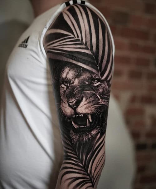 Nature Tattoo with Animals
