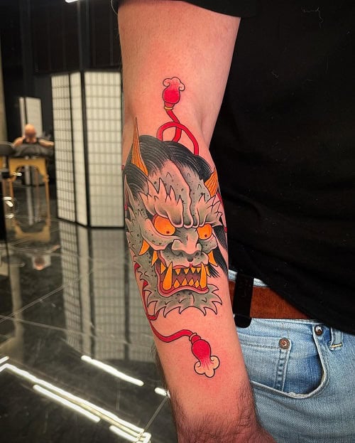 Oni Demon Tattoo