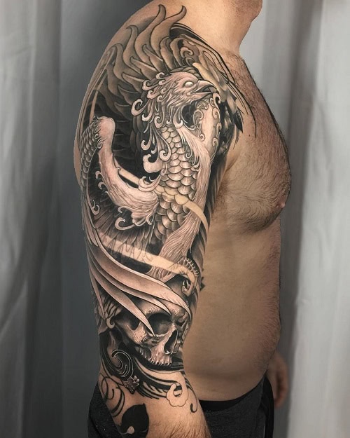 Phoenix Bird Tattoo