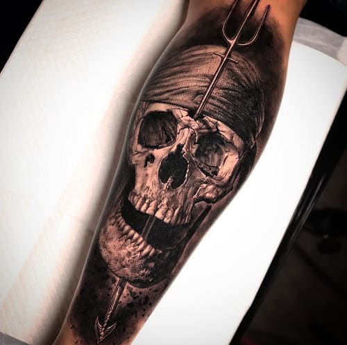 Pirate Skull Tattoo
