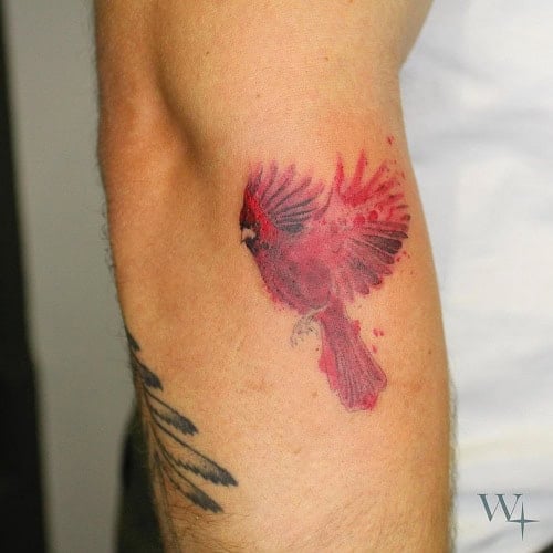 Red Bird Tattoo
