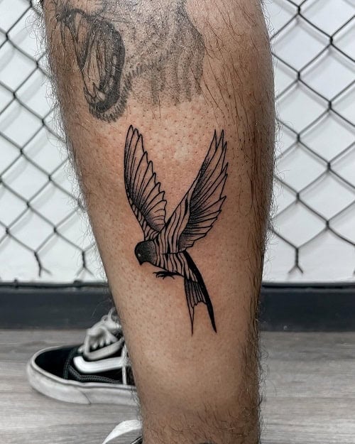Simple Bird Tattoo