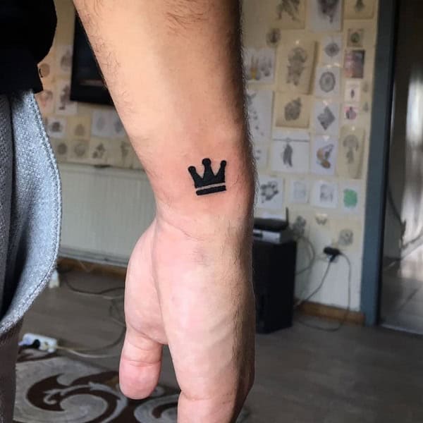 Simple Crown Tattoo