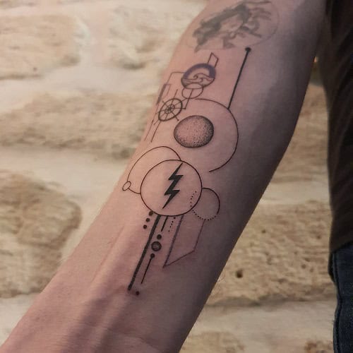 Simple Line Tattoo
