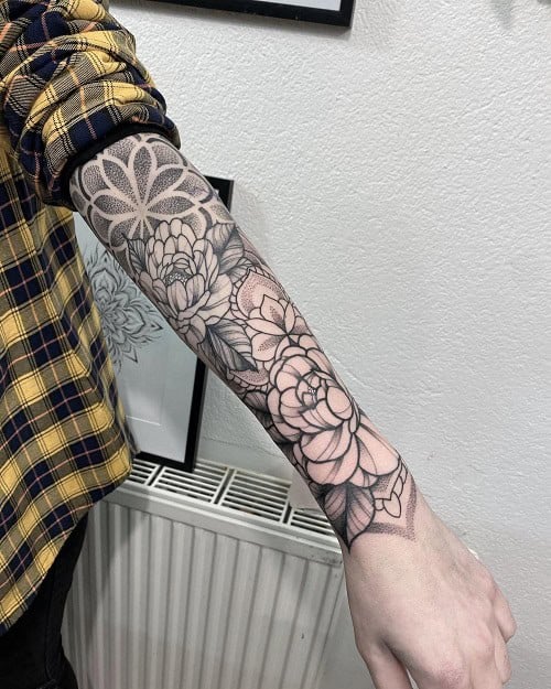 Simple Sleeve Tattoo