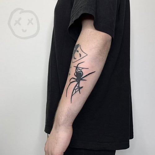 Simple Spider Tattoo