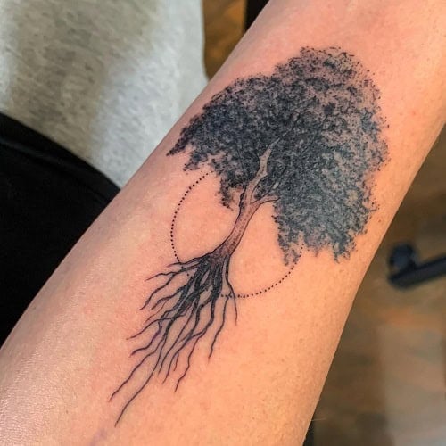 Simple Tree Tattoo