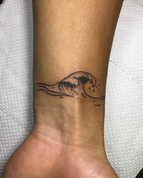 Simple Wave Tattoo