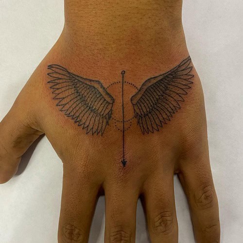 Simple Wings Tattoo