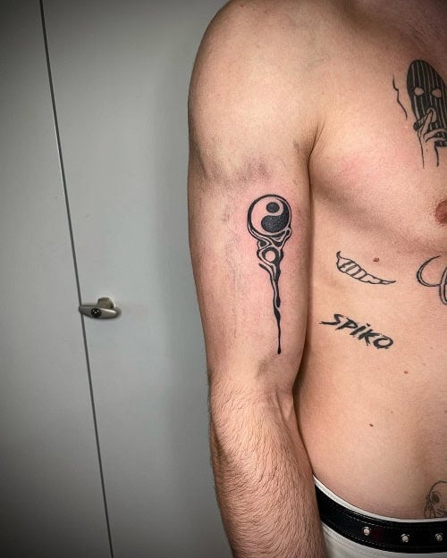 Simple Yin Yang Tattoo
