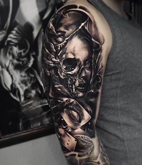 Skull Tattoo Sleeve