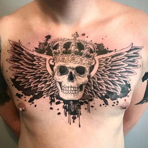 Skull Crown Tattoo