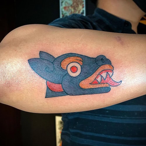 Small Aztec Tattoo