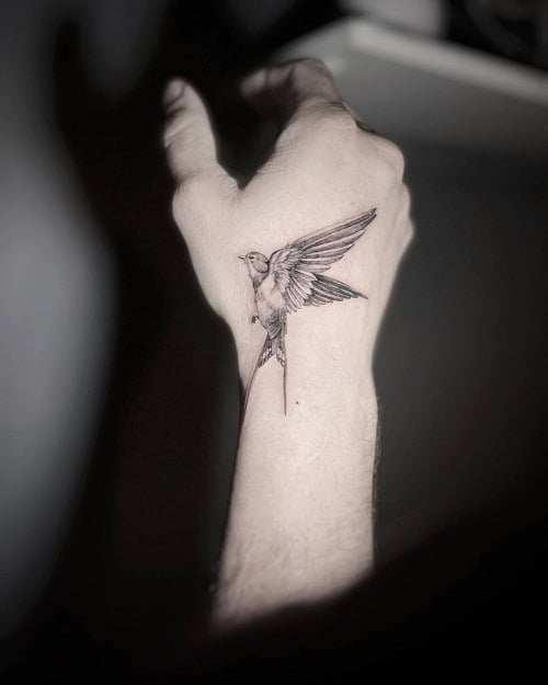 Small Bird Tattoo