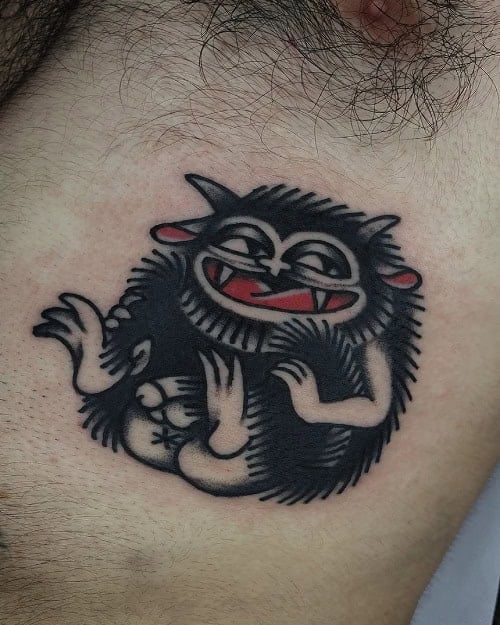 Small Demon Tattoo