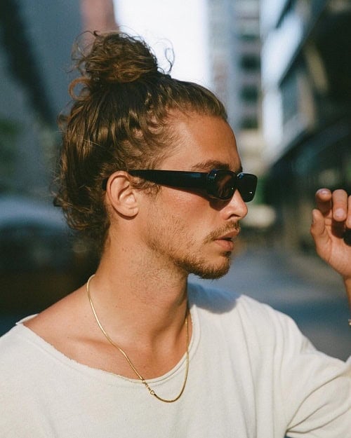 Soft Fade with Long Hair