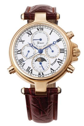 Stauer Automatic Gold Finished Wrist Watch