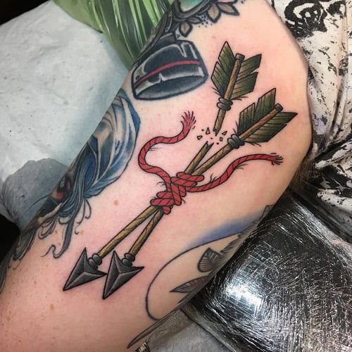 Traditional Arrow Tattoo