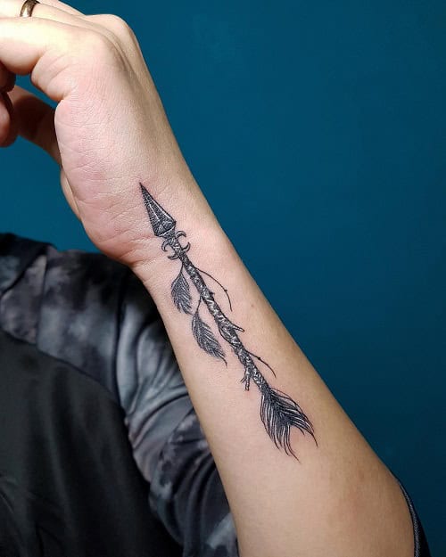 Tribal Arrow Tattoo