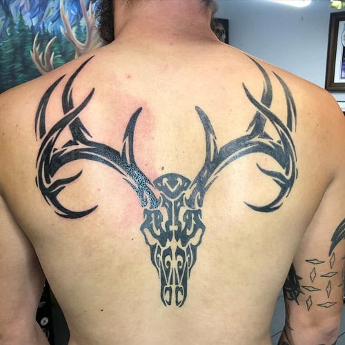 Tribal Skull Tattoo