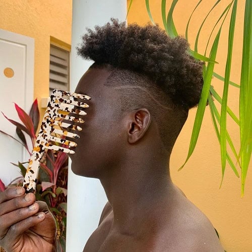Use a wide toothed comb instead of brush