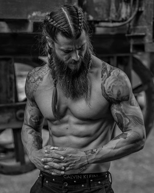 Viking Braid Braided Viking Mohawk