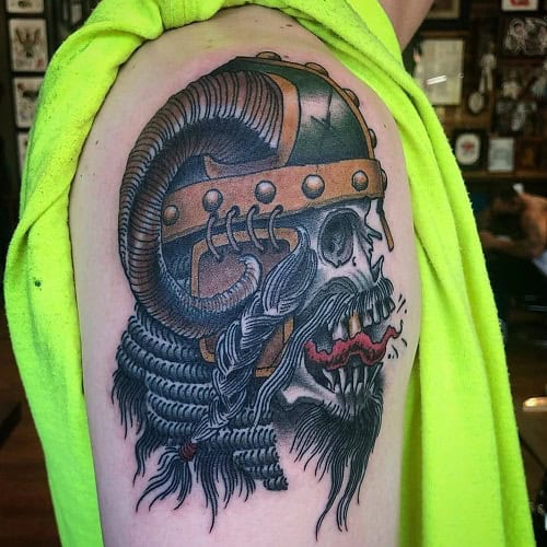Viking Skull Tattoo