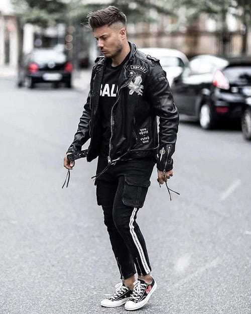 Bald Fade With Short Mohawk