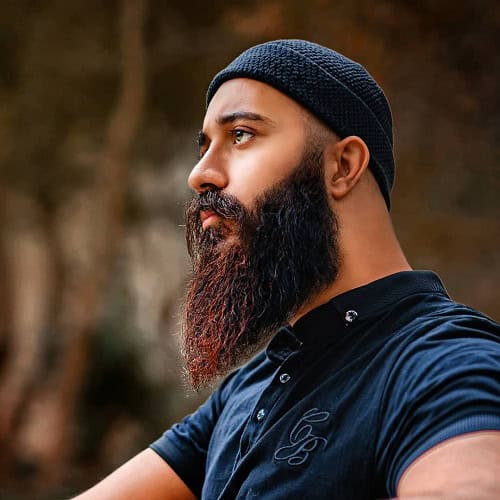 Bold Shaped Long Beard