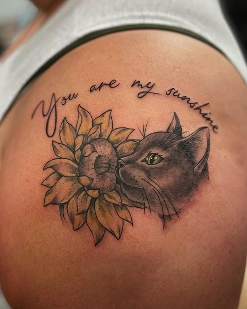Cat Memorial Tattoo