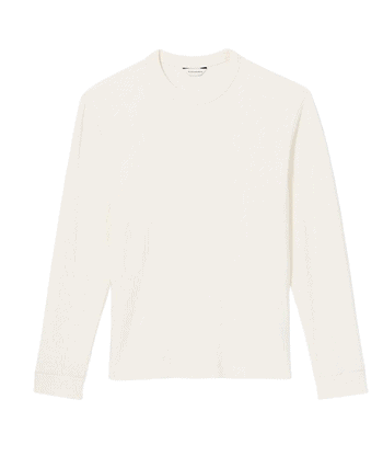 Club Monaco Variegated Waffle Crewneck Shirt